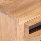 Meuble TV Bois Massif Moderne en Acacia - 110 cm-Mon Meuble TV-5