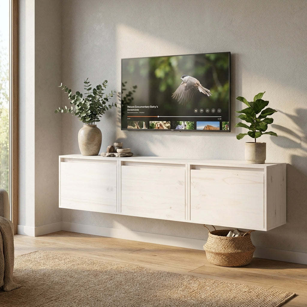meuble-tv-bois-massif-suspendu-en-pin-blanc-3-pieces-decor