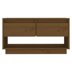 Meuble TV Bois Massif Vintage en Pin - 74 cm-Mon Meuble TV-marron miel-1-3