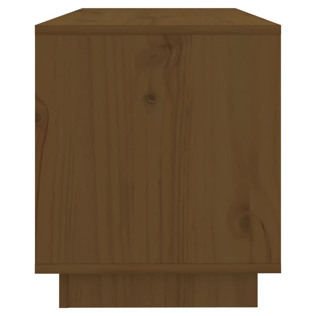 Meuble TV Bois Massif Vintage en Pin - 74 cm-Mon Meuble TV-marron miel-1-5