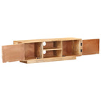 Meuble TV Bois Naturel Clair en Manguier - 116 cm-Mon Meuble TV-2