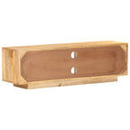 Meuble TV Bois Naturel Clair en Manguier - 116 cm-Mon Meuble TV-4