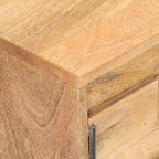 Meuble TV Bois Naturel Clair en Manguier - 116 cm-Mon Meuble TV-5
