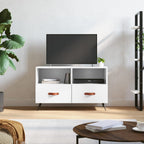 Meuble TV Bois Pas Cher Effet Sonoma Gris - 80 cm-Mon Meuble TV-Blanc-1-13