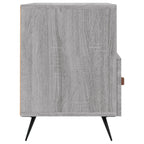Meuble TV Bois Pas Cher Effet Sonoma Gris - 80 cm-Mon Meuble TV-Gris béton-1-7