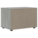 Meuble TV Bois Petite Taille Effet Béton - 60 cm-Mon Meuble TV-Gris béton-8