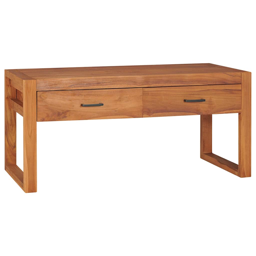 Meuble TV Bois Scandinave en Teck - 140 cm-Mon Meuble TV-100 cm-1-10