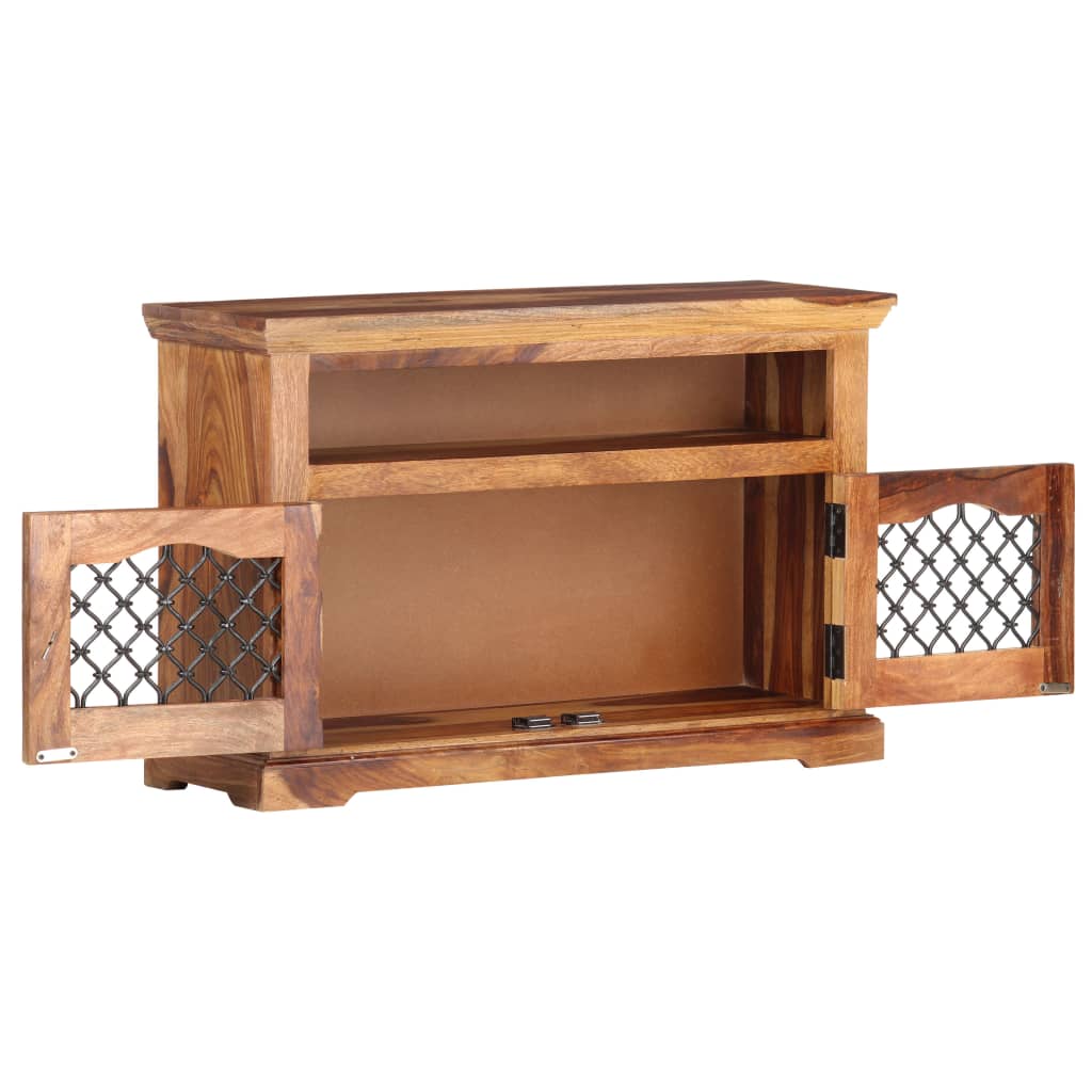 Meuble TV Bois Vintage en Palissandre - 90 cm-Mon Meuble TV-3