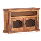 Meuble TV Bois Vintage en Palissandre - 90 cm-Mon Meuble TV-6