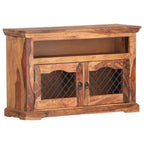 Meuble TV Bois Vintage en Palissandre - 90 cm-Mon Meuble TV-7