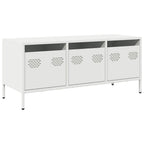 Meuble TV Casier Métallique Blanc - 101,5 cm-Mon Meuble TV-Blanc-68 cm-1