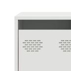 Meuble TV Casier Métallique Blanc - 101,5 cm-Mon Meuble TV-Blanc-68 cm-10