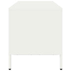 Meuble TV Casier Métallique Blanc - 101,5 cm-Mon Meuble TV-Blanc-68 cm-6