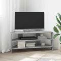 Meuble TV d'Angle Style Bois Ancien - 102 cm-Mon Meuble TV-Gris béton-14
