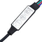 Meuble TV Design avec Lumière Effet Béton - 100 cm-Mon Meuble TV-Noir-80 cm-1-12