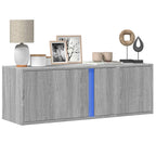 Meuble TV Design avec Lumière Effet Béton - 100 cm-Mon Meuble TV-Sonoma gris-100 cm-1-17