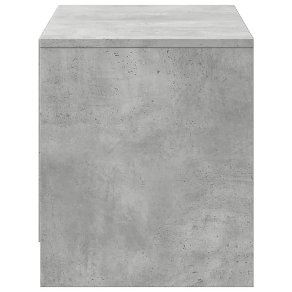 Meuble TV Design Bas Effet Béton avec LED - 97 cm-Mon Meuble TV-7