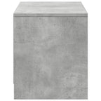 Meuble TV Design Bas Effet Béton avec LED - 97 cm-Mon Meuble TV-7