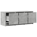 Meuble TV Design Bas Effet Béton avec LED - 97 cm-Mon Meuble TV-9