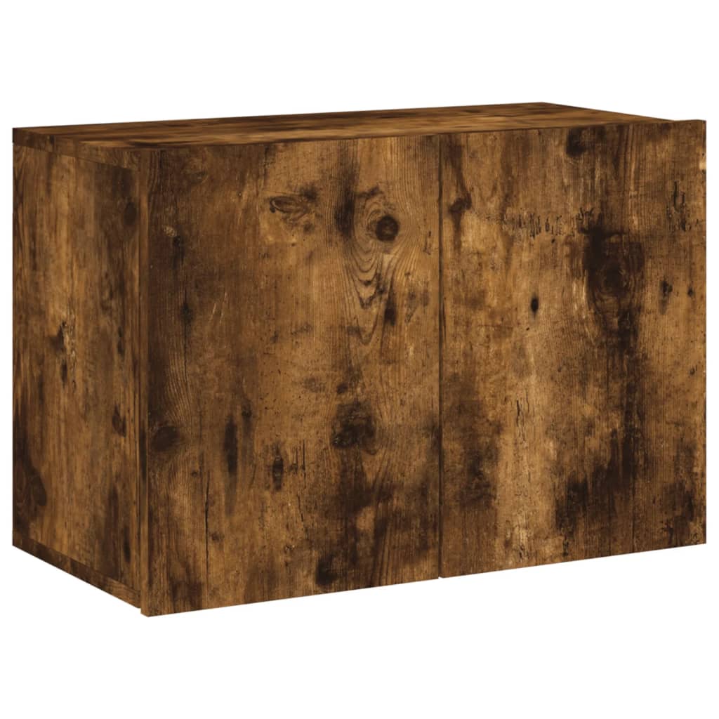 Meuble TV Design Brun Effet Chêne Fumé - 5 Pièces-Mon Meuble TV-Chêne sonoma-1-6
