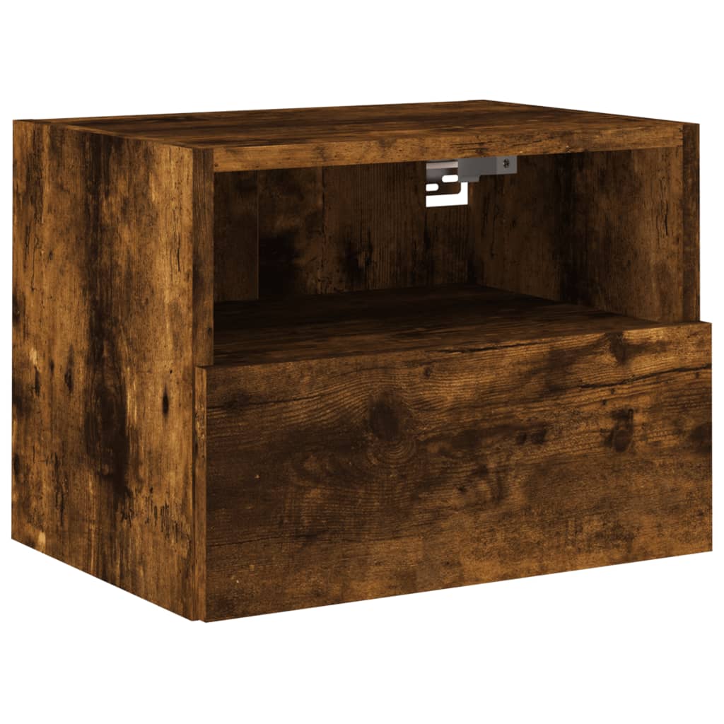 Meuble TV Design Brun Effet Chêne Fumé - 5 Pièces-Mon Meuble TV-Chêne sonoma-1-9