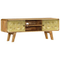 Meuble TV Design Contemporain en Manguier Massif - 120 cm-Mon Meuble TV-1