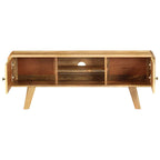 Meuble TV Design Contemporain en Manguier Massif - 120 cm-Mon Meuble TV-4