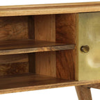Meuble TV Design Contemporain en Manguier Massif - 120 cm-Mon Meuble TV-9
