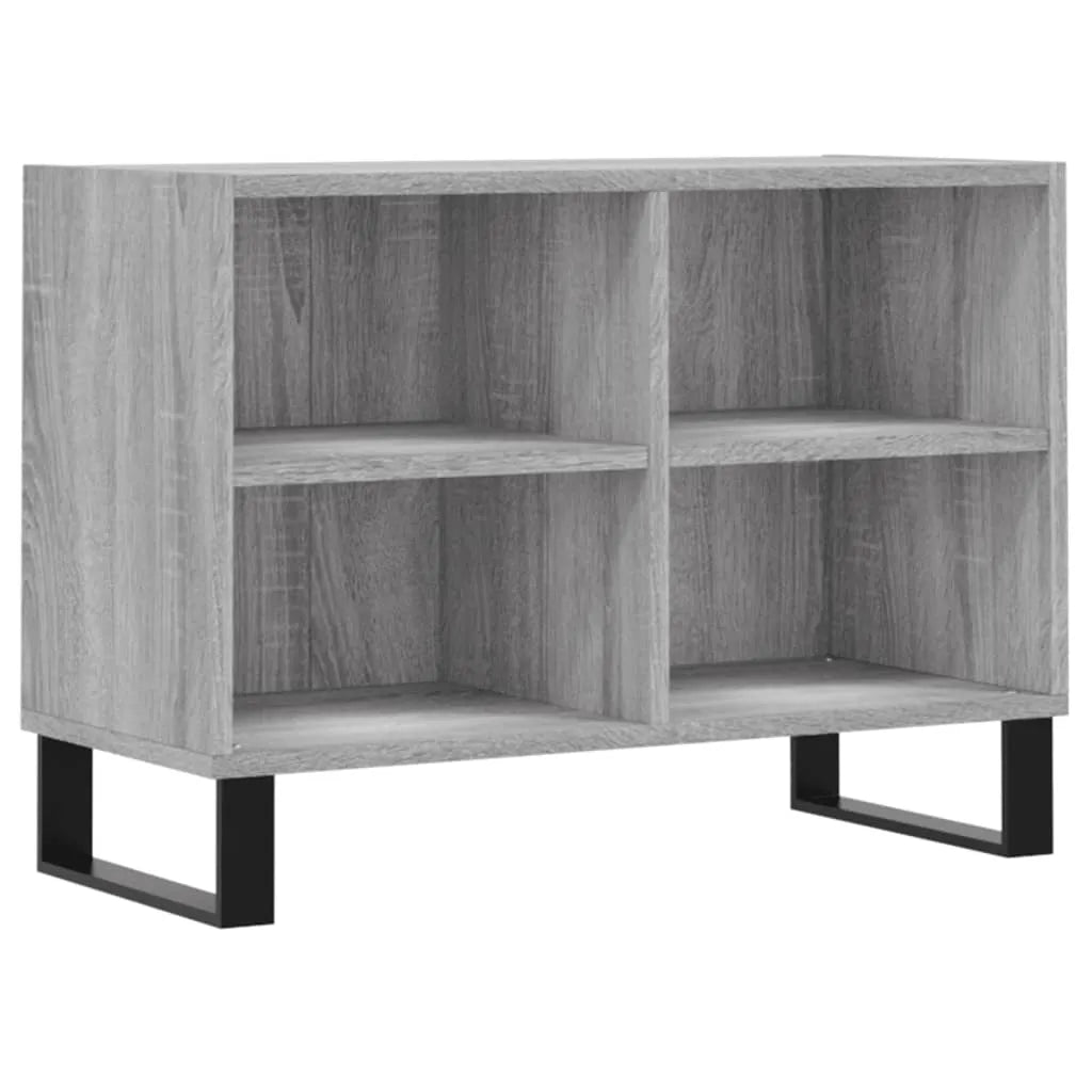 Meuble TV Design Effet Sonoma Gris et Métal - 70 cm-Mon Meuble TV-Sonoma gris-1