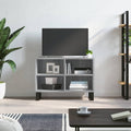 Meuble TV Design Effet Sonoma Gris et Métal - 70 cm-Mon Meuble TV-Sonoma gris-2