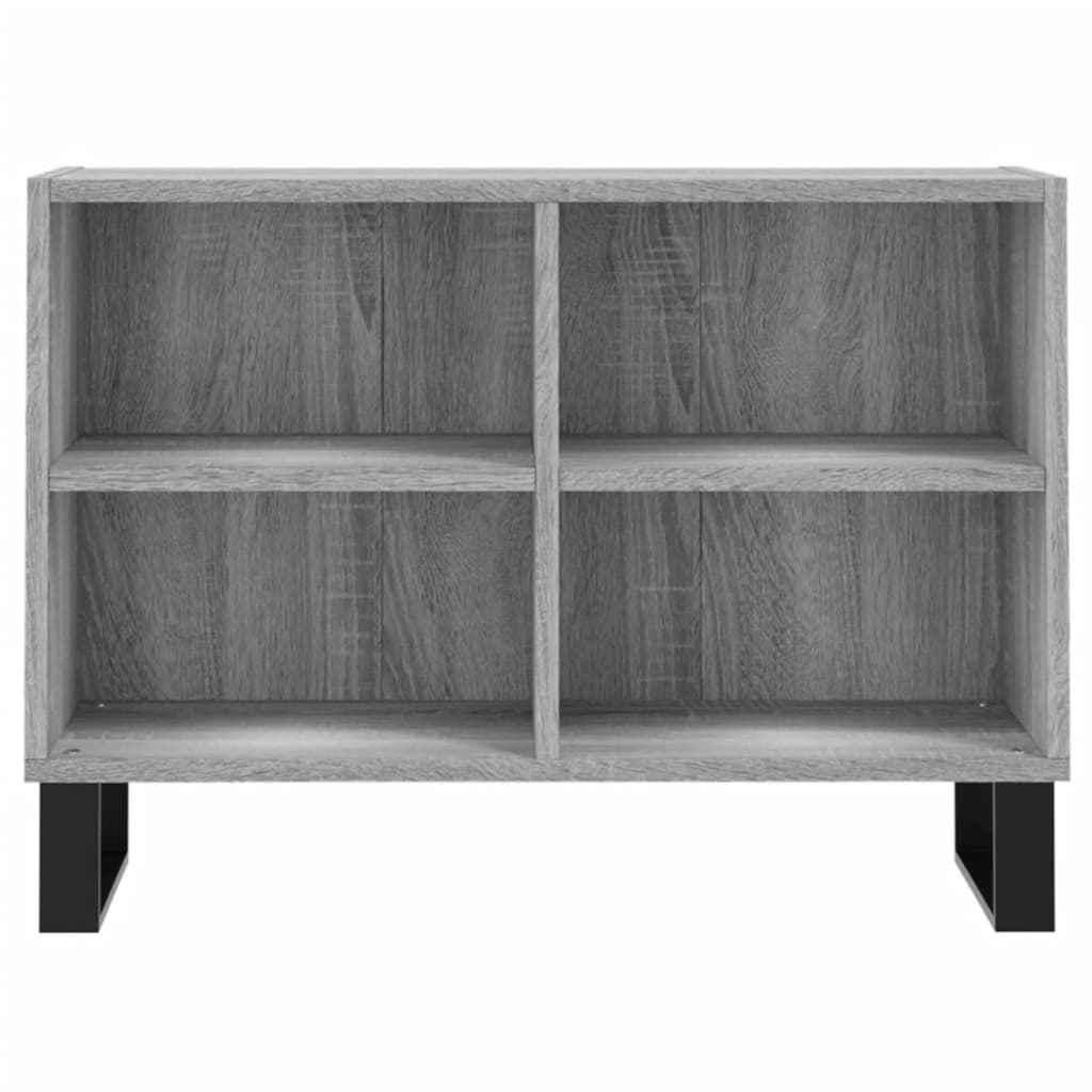 Meuble TV Design Effet Sonoma Gris et Métal - 70 cm-Mon Meuble TV-Sonoma gris-4