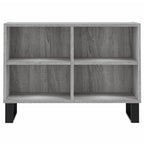 Meuble TV Design Effet Sonoma Gris et Métal - 70 cm-Mon Meuble TV-Sonoma gris-4