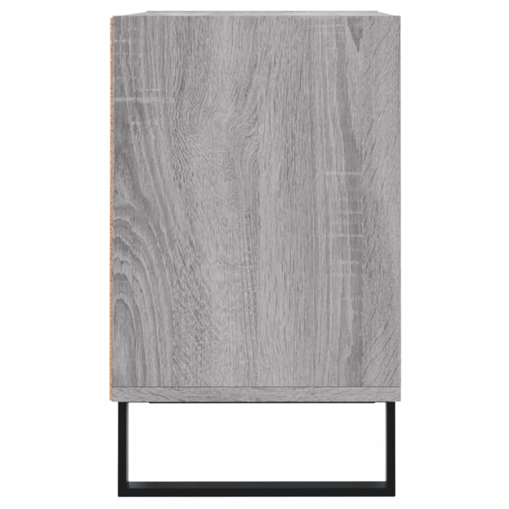 Meuble TV Design Effet Sonoma Gris et Métal - 70 cm-Mon Meuble TV-Sonoma gris-5