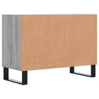 Meuble TV Design Effet Sonoma Gris et Métal - 70 cm-Mon Meuble TV-Sonoma gris-6
