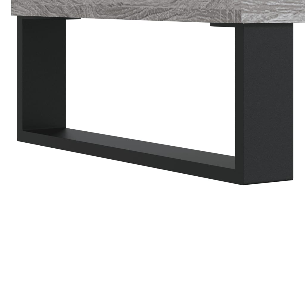 Meuble TV Design Effet Sonoma Gris et Métal - 70 cm-Mon Meuble TV-Sonoma gris-7