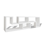 Meuble TV Design en Bois Blanc - 120 cm-Mon Meuble TV-Blanc-1