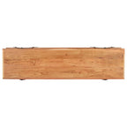 Meuble TV Design en Bois d'Acacia et Métal - 160 cm-Mon Meuble TV-Bois d'acacia massif-3