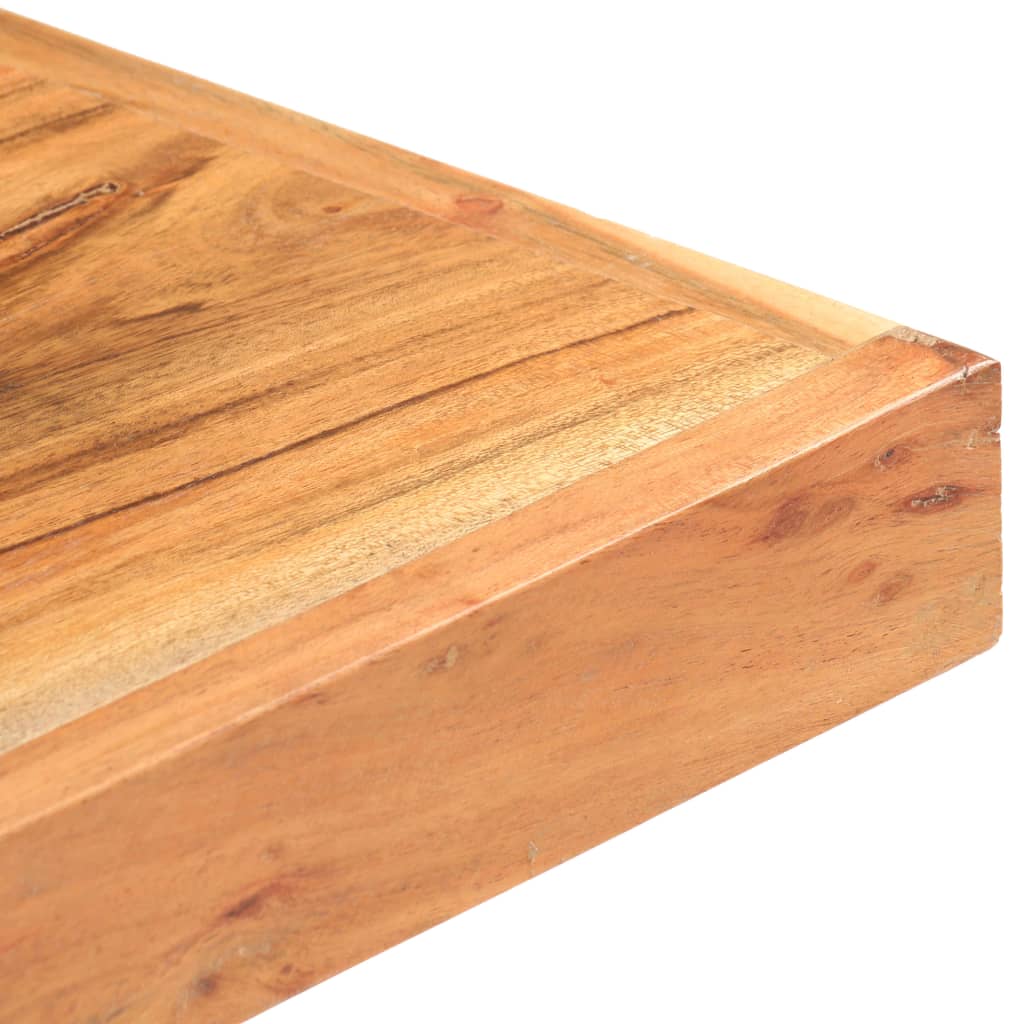 Meuble TV Design en Bois d'Acacia et Métal - 160 cm-Mon Meuble TV-Bois d'acacia massif-4