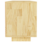 Meuble TV Design en Bois de Pin Massif - 110 cm-Mon Meuble TV-Naturel-6