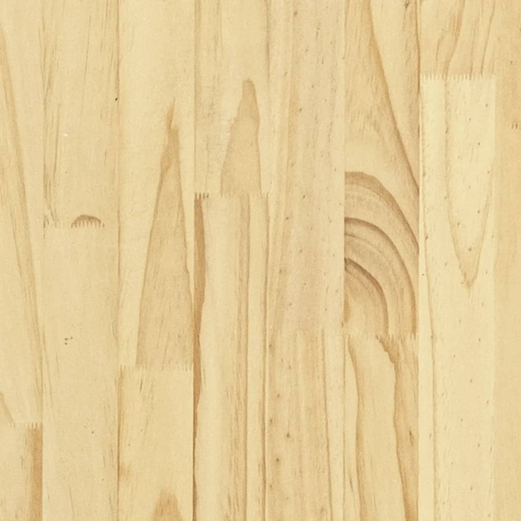 Meuble TV Design en Bois de Pin Massif - 110 cm-Mon Meuble TV-Naturel-8