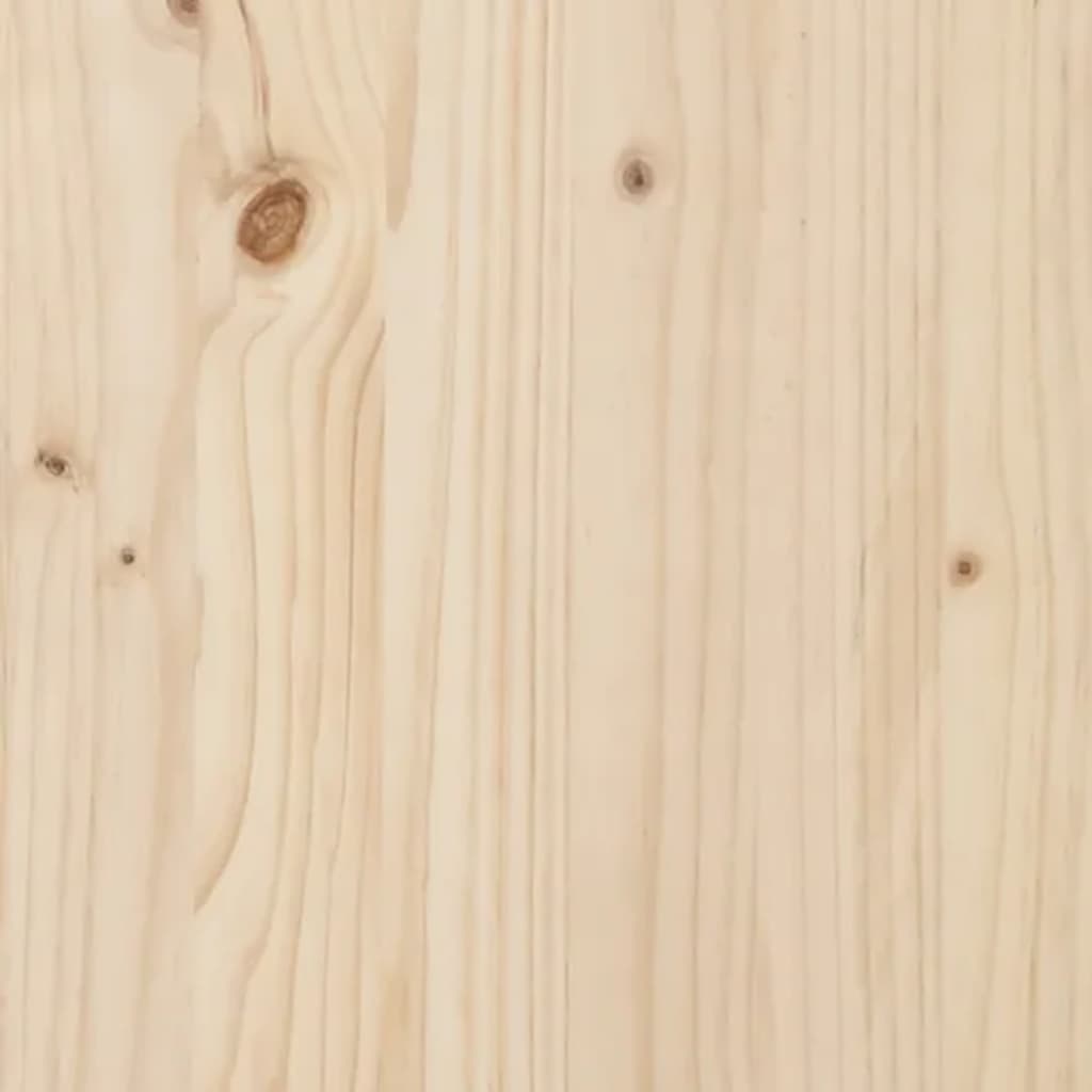 Meuble TV Design en Bois Massif - 110 cm-Mon Meuble TV-Blanc-1-8