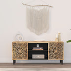 Meuble TV Design en Manguier Massif - 105 cm-Mon Meuble TV-3