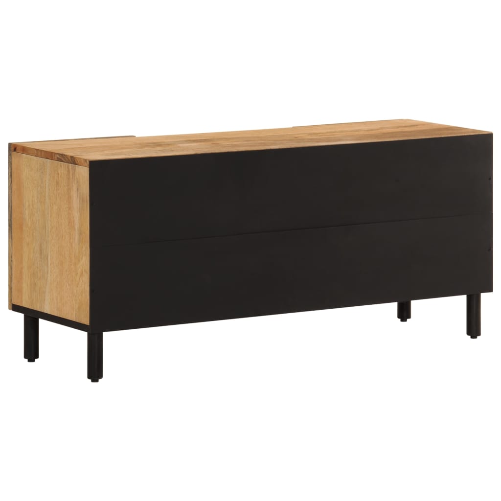 Meuble TV Design en Manguier Massif - 105 cm-Mon Meuble TV-7