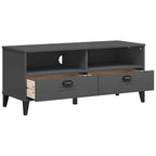 Meuble TV Design Gris Anthracite - 106 cm-Mon Meuble TV-Blanc-1-5