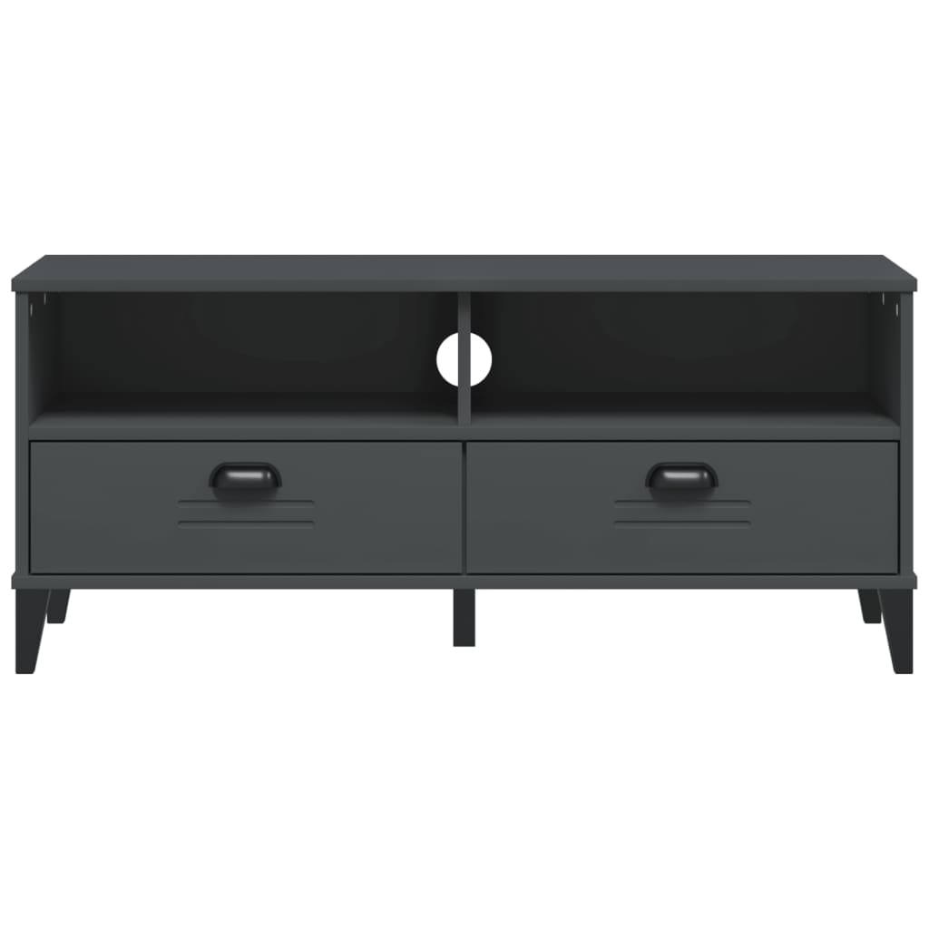 Meuble TV Design Gris Anthracite - 106 cm-Mon Meuble TV-Blanc-1-6