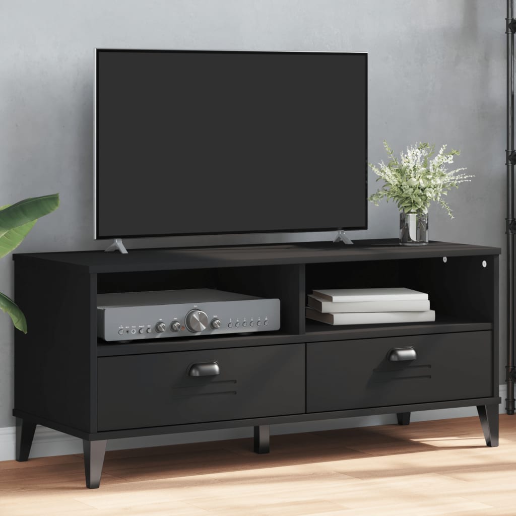 Meuble TV Design Gris Anthracite - 106 cm-Mon Meuble TV-Noir-1-12