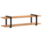 Meuble TV Design Industriel en Manguier et Métal - 160 cm-Mon Meuble TV-160 cm-Bois d'acacia massif-14
