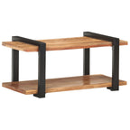 Meuble TV Design Industriel en Manguier et Métal - 160 cm-Mon Meuble TV-90 cm-Bois d'acacia massif-18