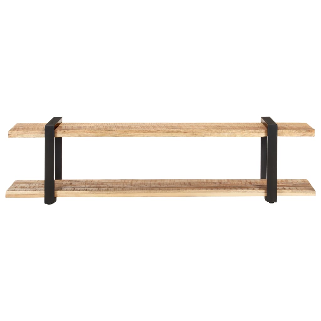 Meuble TV Design Industriel en Manguier et Métal - 160 cm-Mon Meuble TV-90 cm-Bois d'acacia massif-2