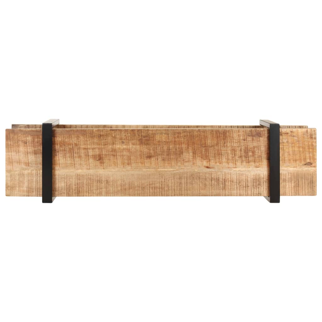 Meuble TV Design Industriel en Manguier et Métal - 160 cm-Mon Meuble TV-90 cm-Bois d'acacia massif-3